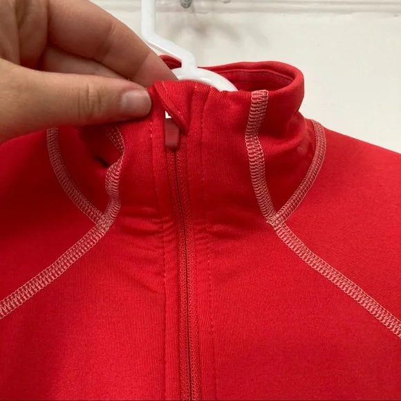 Nike Pro Dri Fit hot red Workout top - Picture 9 of 12